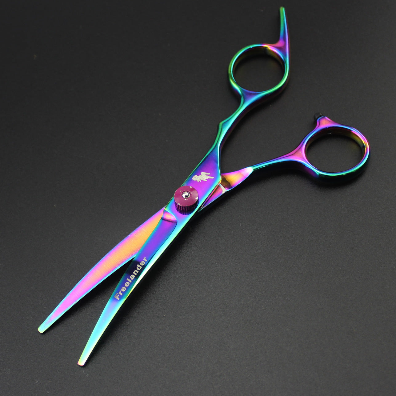 Colorful Electroplating Pet Beauty Scissors Knife Set